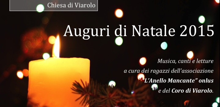 Concerto di Natale a Viarolo, sabato 19 dicembre 2015, ore 20,45