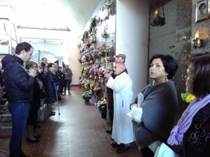 Cimitero di Viarolo - benedizione 1 novembre 2016